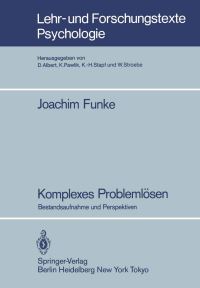 Book Cover for Komplexes Problemlösen by Joachim Funke