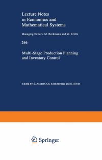 Book Cover for Multi-Stage Production Planning and Inventory Control by Sven Axsäter, Christoph Schneeweiss, Edward Silver