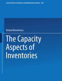 Book Cover for The Capacity Aspect of Inventories by Roland Bemelmans