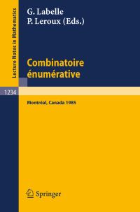 Book Cover for Combinatoire Enumerative by Gilbert Labelle, Pierre Leroux