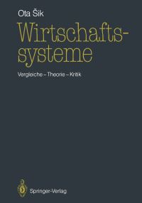 Book Cover for Wirtschaftssysteme by Ota Sik
