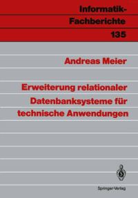 Book Cover for Erweiterung Relationaler Datenbanksysteme Für Technische Anwendungen by Andreas Meier