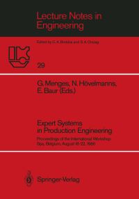 Book Cover for Expert Systems in Production Engineering by Georg Menges, Norbert Hövelmanns, Erwin Baur