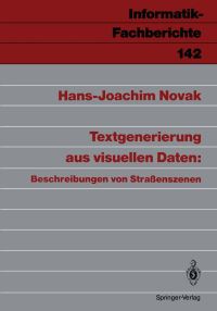 Book Cover for Textgenerierung Aus Visuellen Daten by HansJoachim Novak