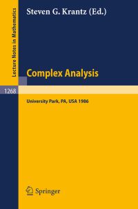 Book Cover for Complex Analysis by Steven G Krantz
