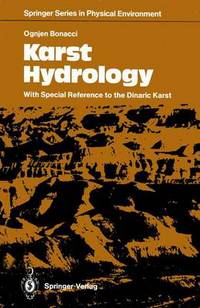Book Cover for Karst Hydrology by Ognjen Bonacci