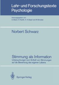Book Cover for Stimmung Als Information by Norbert Schwarz