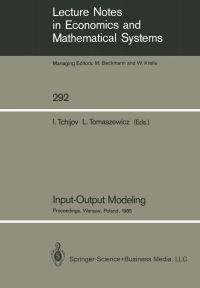 Book Cover for Input-Output Modeling by Iouri Tchijov, Lucja Tomaszewicz