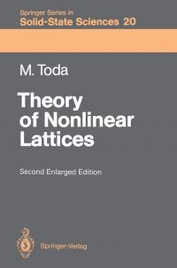 Book Cover for Theory of Nonlinear Lattices by Morikazu Toda