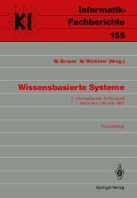 Book Cover for Wissensbasierte Systeme Subreihe Künstliche Intelligenz by Wilfried Brauer, W Wahlster