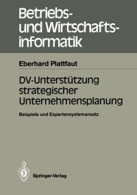 Book Cover for DV-Unterstützung Strategischer Unternehmensplanung by Eberhard Plattfaut