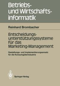 Book Cover for Entscheidungs-Unterstützungssysteme Für Das Marketing-Management by Reinhard Brombacher
