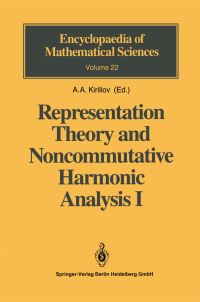 Book Cover for Representation Theory and Noncommutative Harmonic Analysis I by AA Kirillov, V Soucek, AA Kirillov, YuA Neretin