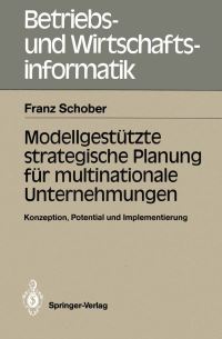 Book Cover for Modellgestützte Strategische Planung Für Multinationale Unternehmungen by Franz Schober