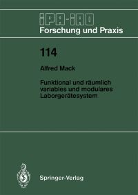 Book Cover for Funktional Und Räumlich Variables Und Modulares Laborgerätesystem by Alfred Mack