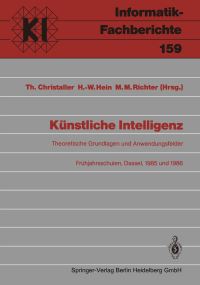 Book Cover for Künstliche Intelligenz Subreihe Künstliche Intelligenz by Thomas Christaller, HansWerner Hein, Michael M Richter