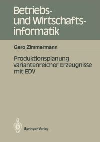 Book Cover for Produktionsplanung Variantenreicher Erzeugnisse Mit EDV by Gero Zimmermann