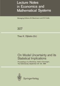 Book Cover for On Model Uncertainty and Its Statistical Implications by Theo K Dijkstra