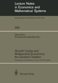 Book Cover for Growth Cycles and Multisectoral Economics: The Goodwin Tradition by Gianni Ricci, Kumaraswamy Velupillai