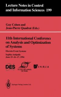 Book Cover for 11th International Conference on Analysis and Optimization of Systems: Discrete Event Systems by Guy Cohen, JeanPierre Quadrat