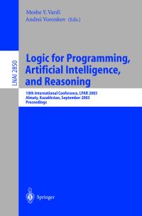 Book Cover for Logic for Programming Artificial Intelligence and Reasoning by LPAR Conference, Moshe Y Vardi, Andrei Voronkov