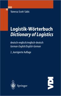 Book Cover for Logistik-Wörterbuch by Vanessa ScottSabic, Verein Deutscher Ingenieure