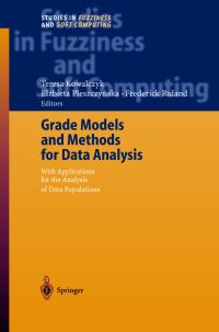 Book Cover for Grade Models and Methods for Data Analysis by Teresa Kowalczyk, Elzbieta PleszczyÔnska, Frederick Ruland