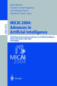 Book Cover for MICAI 2004 by Mexican International Conference on Artificial Intelligence, Raúl Monroy