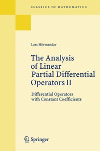 Book Cover for The Analysis of Linear Partial Differential Operators 2 by Lars Hörmander