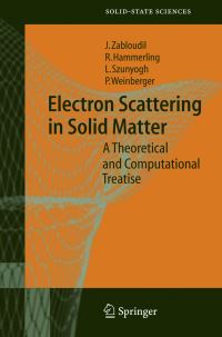 Book Cover for Electron Scattering in Solid Matter by J. Zabloudil