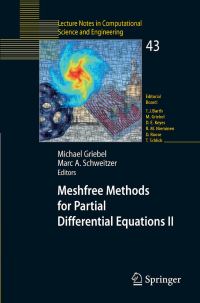 Book Cover for Meshfree Methods for Partial Differential Equations II by Michael Griebel, Marc Alexander Schweitzer