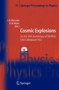 Book Cover for Cosmic Explosions by JM Marcaide, Kurt Weiler