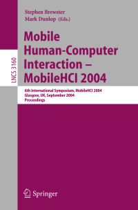 Book Cover for Mobile Human-Computer Interaction - MobileHCI 2004 by MobileHCI 2004 Symposium, Stephen Brewster, Mark Dunlop