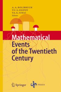 Book Cover for Mathematical Events of the 20th Century by V I Arnold