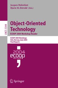 Book Cover for Object-Oriented Technology by ECOOP Conference, Jacques Malenfant, Bjarte M Østvold