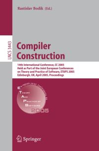 Book Cover for Compiler Construction by CC Conference, Rastislav Bodik, ETAPS Conference