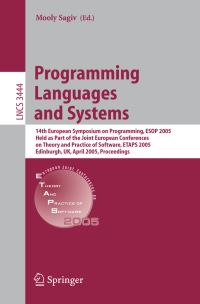 Book Cover for Programming Languages and Systems Theoretical Computer Science and General Issues by Mooly Sagiv