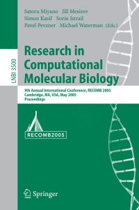 Book Cover for Research in Computational Molecular Biology Lecture Notes in Bioinformatics by Satoru Miyano, Jill Mesirov, Simon Kasif, Sorin Istrail, Pavel Pevzner, Michael Waterman