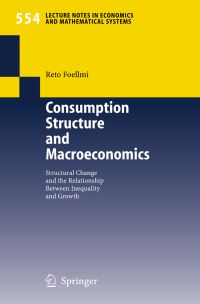 Book Cover for Consumption Structure and Macroeconomics by Reto Foellmi