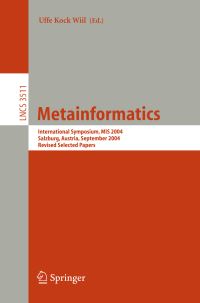 Book Cover for Metainformatics by MIS 2004, Uffe Kock Wiil