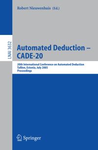 Book Cover for Automated Deduction - CADE-20 Lecture Notes in Artificial Intelligence by Robert Nieuwenhuis