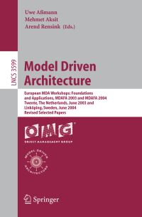 Book Cover for Model Driven Architecture Programming and Software Engineering by Uwe Aßmann, Mehmet Aksit, Arend Rensink