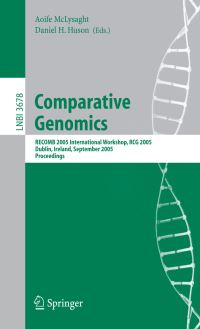 Book Cover for Comparative Genomics Lecture Notes in Bioinformatics by Aoife McLysaght, Daniel H Huson
