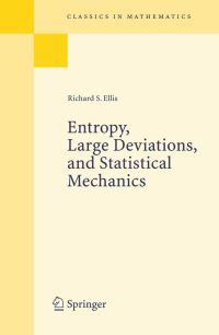 Book Cover for Entropy, Large Deviations, and Statistical Mechanics by Richard S Ellis