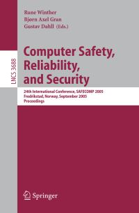 Book Cover for Computer Safety, Reliability, and Security Programming and Software Engineering by Rune Winther, Bjoern Axel Gran, Gustav Dahll
