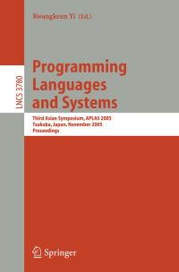 Book Cover for Programming Languages and Systems by APLAS Symposium, Kwangkeun Yi