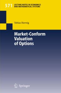 Book Cover for Market-Conform Valuation of Options by Tobias Herwig
