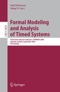 Book Cover for Formal Modeling and Analysis of Timed Systems by FORMATS Conference, Paul Pettersson, Wang Yi