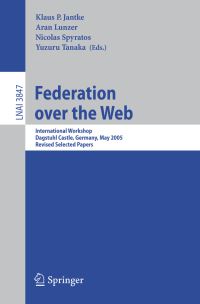 Book Cover for Federation Over the Web by K P Jantke