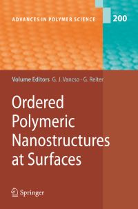 Book Cover for Ordered Polymeric Nanostructures at Surfaces by G Julius Vancso, G Reiter, K Albrecht